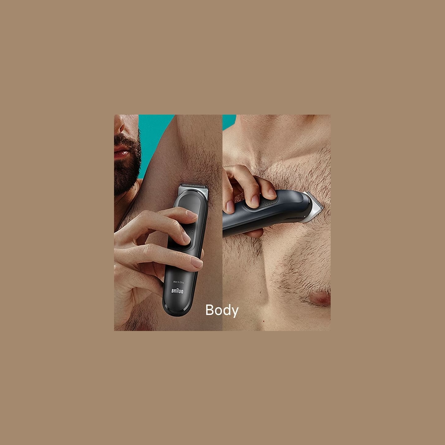 Braun | 17-in-1 Multi-grooming Style Kit | MGK7491 | Cordless | Number of length steps 13 | Grey