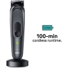 Braun | 17-in-1 Multi-grooming Style Kit | MGK7491 | Cordless | Number of length steps 13 | Grey