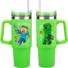 Paladone Minecraft Green 900ml Insulated Cup and Straw