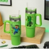 Paladone Minecraft Green 900ml Insulated Cup and Straw