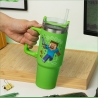 Paladone Minecraft Green 900ml Insulated Cup and Straw