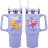 Paladone Minecraft Purple 900 ml Insulated Cup with Straw
