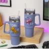 Paladone Minecraft Purple 900 ml Insulated Cup with Straw