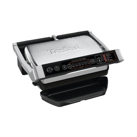 Tefal | OptiGrill Initial | GC706D | Contact grill | 2000 W | Black/Stainless steel
