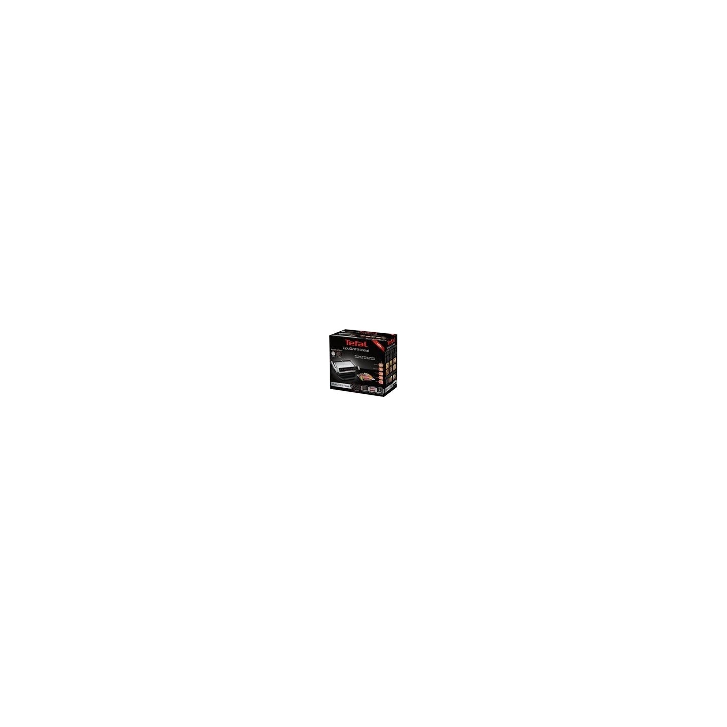 Tefal | OptiGrill Initial | GC706D | Contact grill | 2000 W | Black/Stainless steel