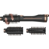 Rowenta | Styling Hair Brush | CF9620 | Temperature (max) 80 °C | Number of heating levels 3 | Black/Gold Rose