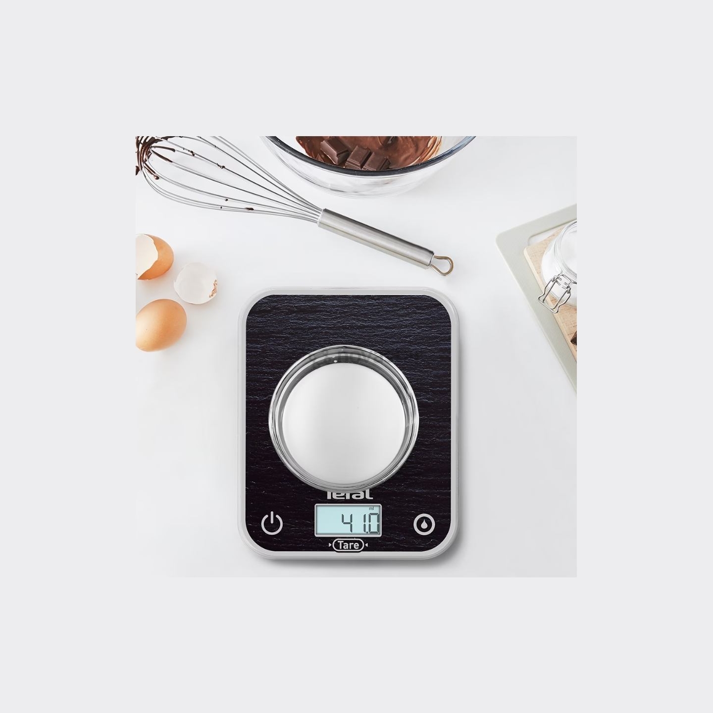 Tefal Kitchen Scale | BC50D2V0 Optiss | Maximum weight (capacity) 5 kg | Display type LCD | Black