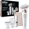 Braun Epilator | SES9-360 Silk épil 9 Flex 3D | Operating time (max) 50 min | Number of power levels 1 | Wet & Dry | White/Rose