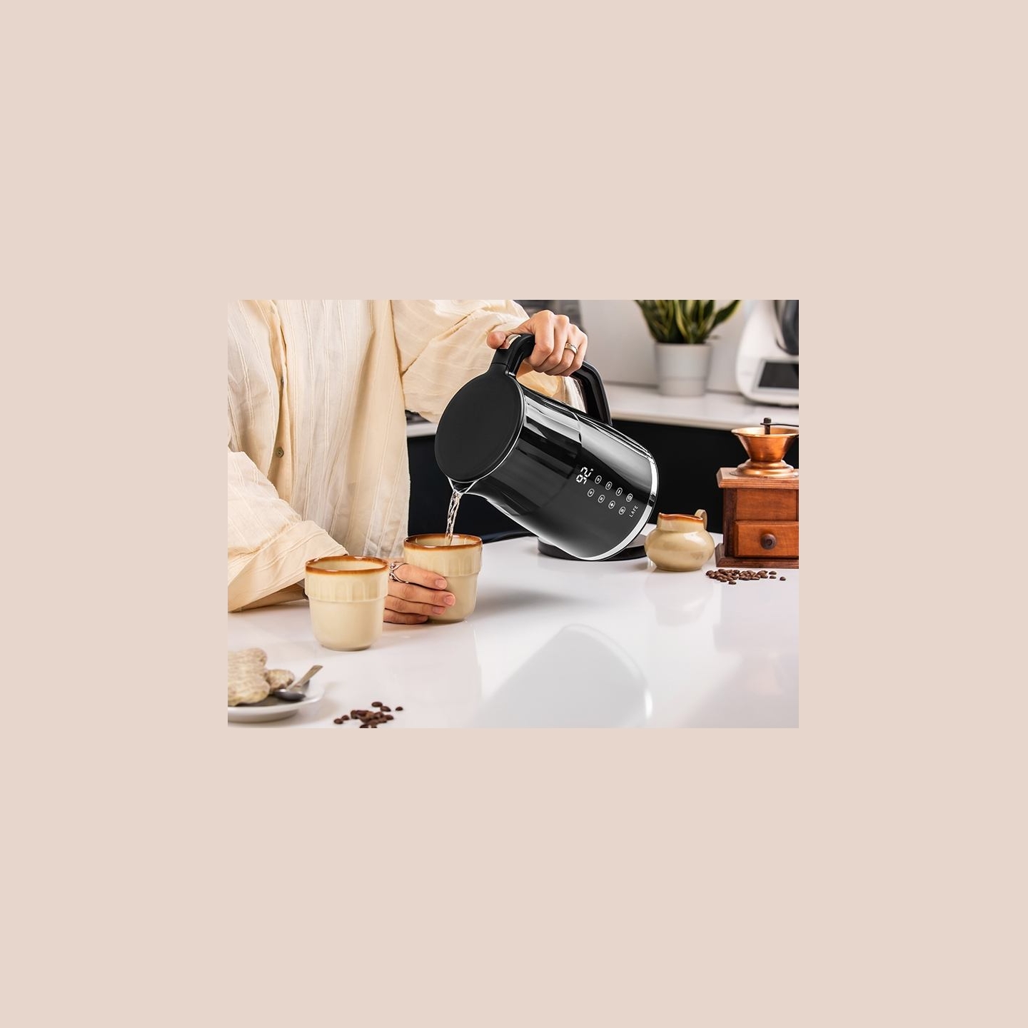 Lafe 47292  Electric kettle 1.7L TempSense