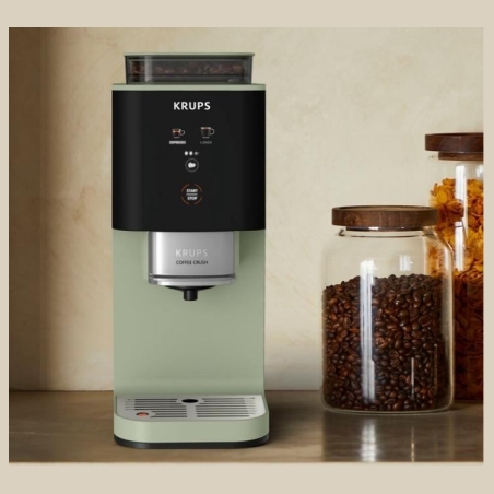 Krups Coffee Crush Coffee maker SA401LE0, Black/Green | Krups