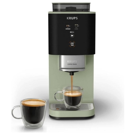 Krups Coffee Crush Coffee maker SA401LE0, Black/Green | Krups