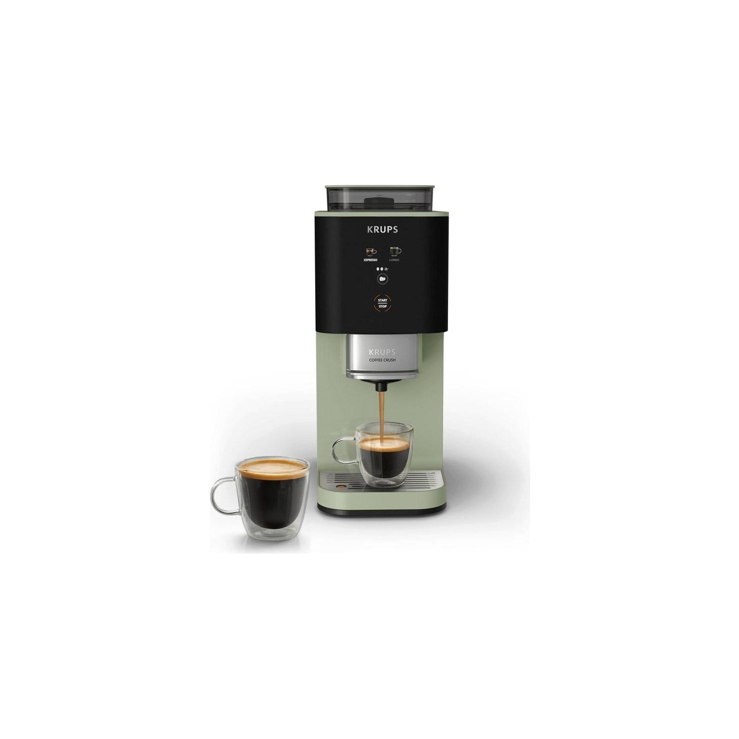 Krups Coffee Crush Coffee maker SA401LE0, Black/Green | Krups