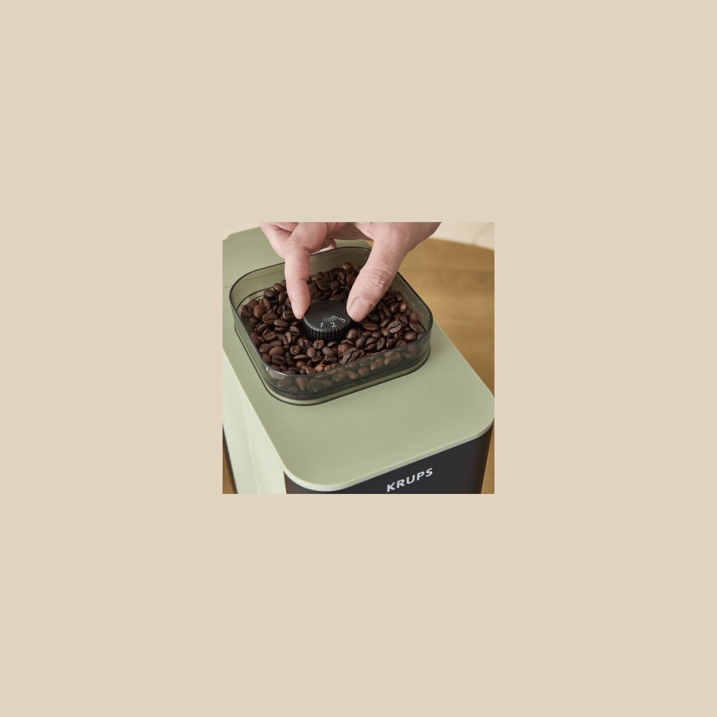 Krups Coffee Crush Coffee maker SA401LE0, Black/Green | Krups