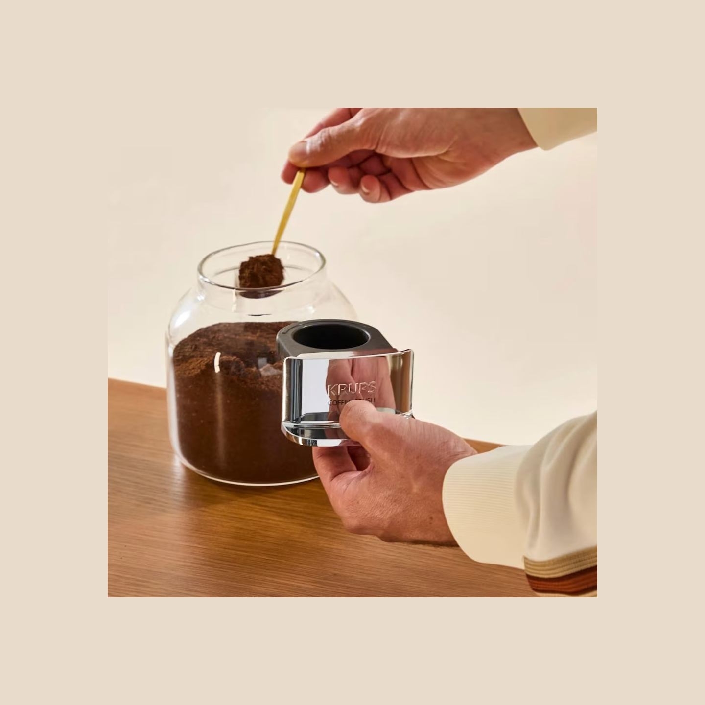 Krups Coffee Crush Coffee maker SA401LE0, Black/Green | Krups