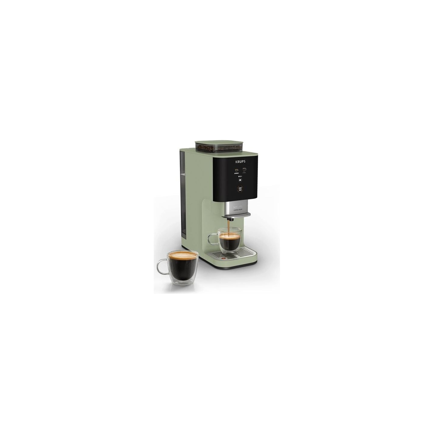 Krups Coffee Crush Coffee maker SA401LE0, Black/Green | Krups