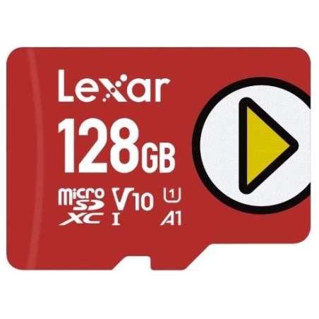 Lexar PLAY | 128 GB | microSDXC | Flash memory class 10
