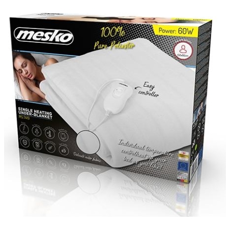 Mesko | Electirc heating under-blanket | MS 7419 | Number of heating levels 4 | Number of persons 1 | Washable | Remote control 