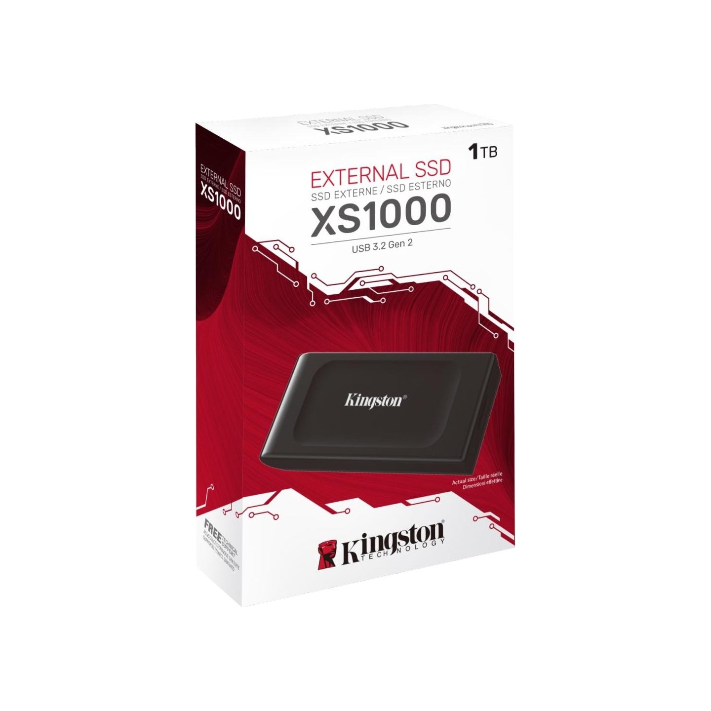 Kingston XS1000 1TB SSD Pocket-Sized USB