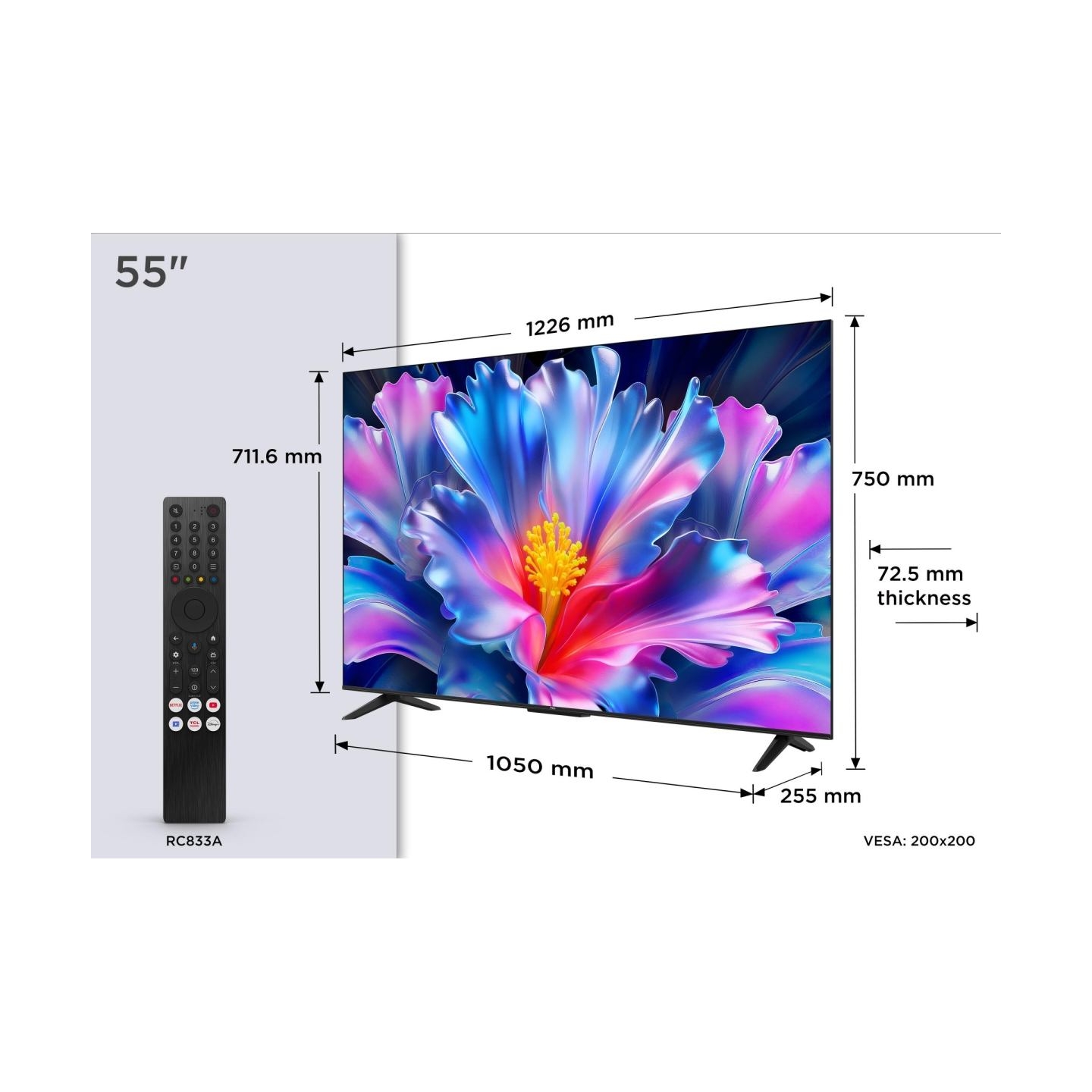 TCL TV LED 55 inch 55P6L