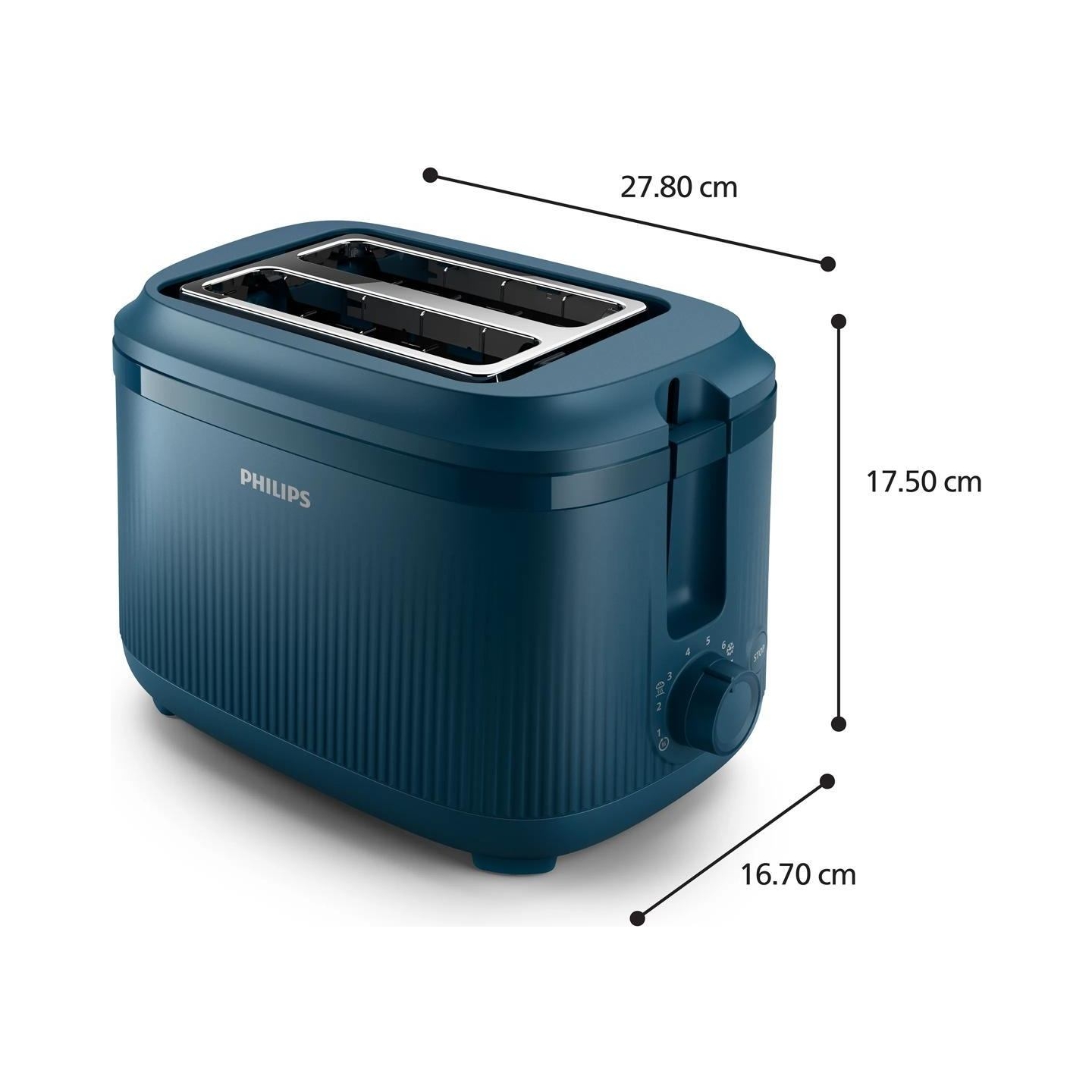Philips | Toaster | HD2511/70 3000 series | Power 830 W | Number of slots 2 | Housing material Plastic