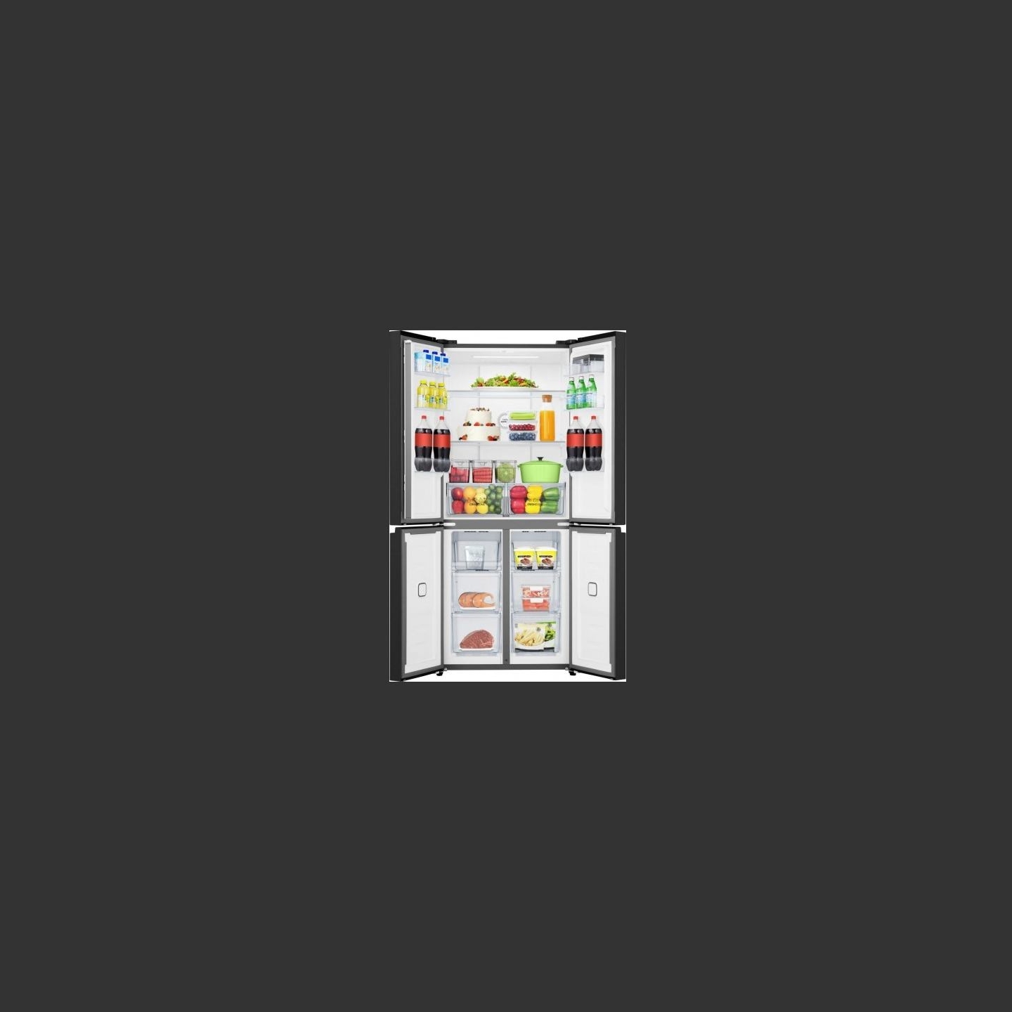 Gorenje Fridge-freezer NRM819E61BX multidoor