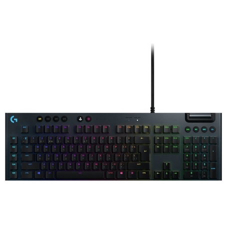 Logitech G815 Corded LIGHTSYNC Mechanical Gaming Keyboard - CARBON - NORDIC - TACTILE