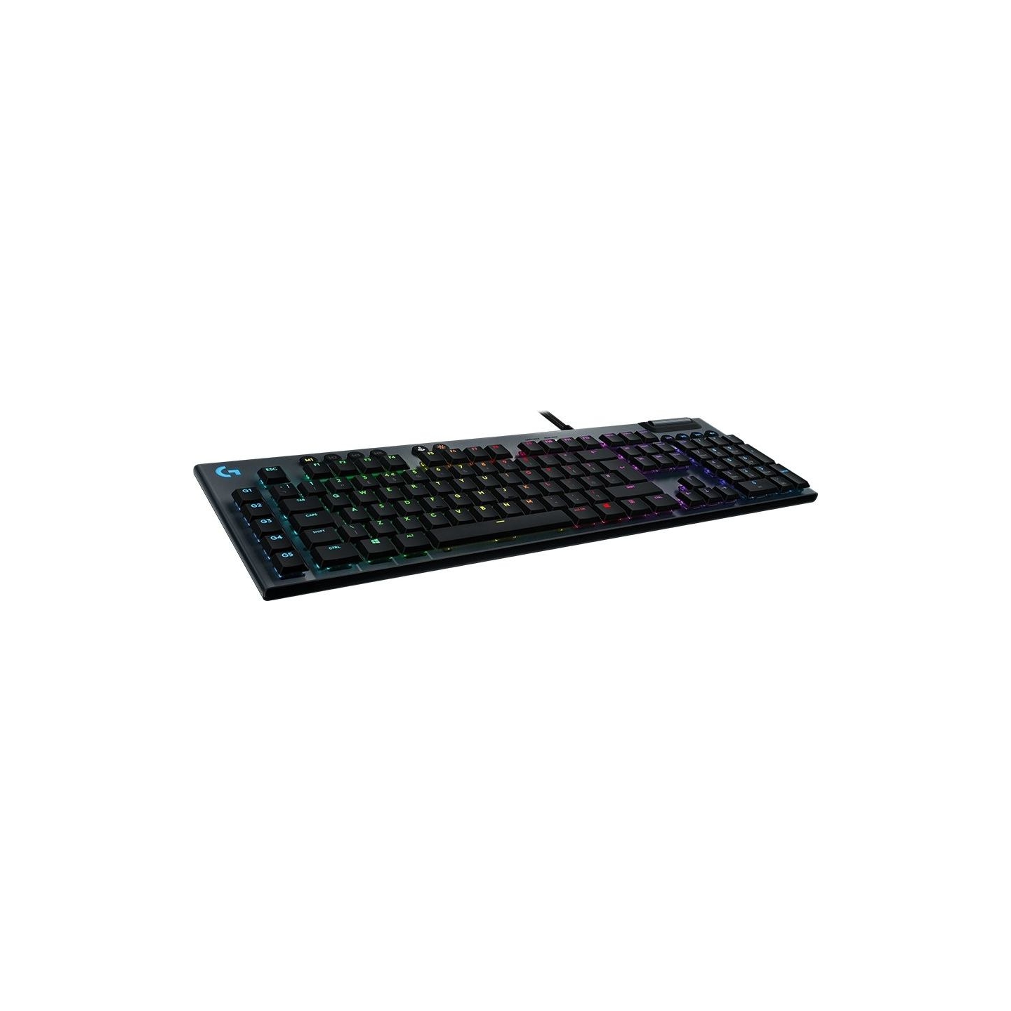 Logitech G815 Corded LIGHTSYNC Mechanical Gaming Keyboard - CARBON - NORDIC - TACTILE