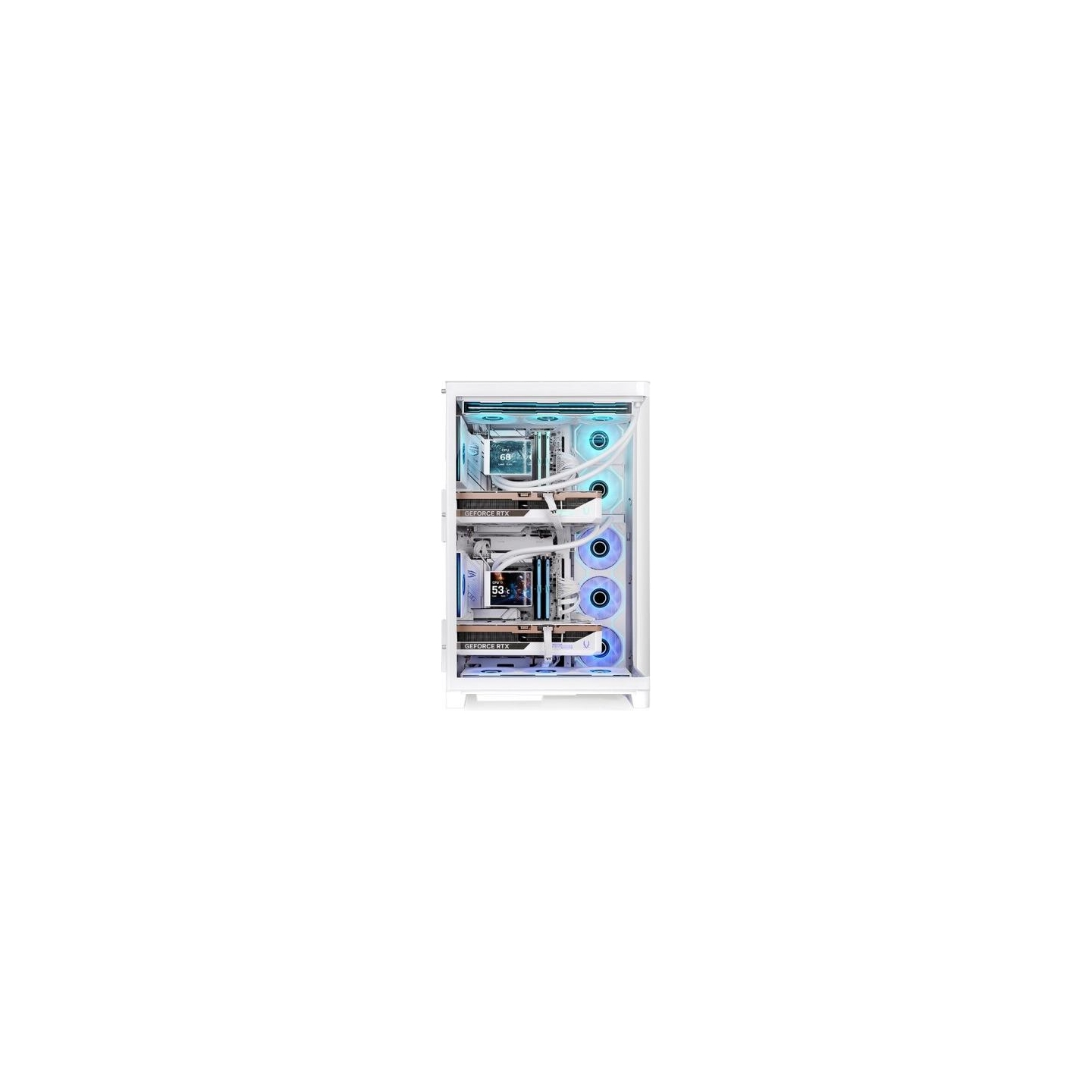 Thermaltake CAPO X Snow Dual System Chassis white