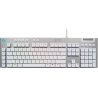 Logitech G815 LIGHTSPEED RGB Mechanical Gaming Keyboard – GL Tactile - WHITE - PAN - USB - NORDIC-613 - TACTILE SWITCH