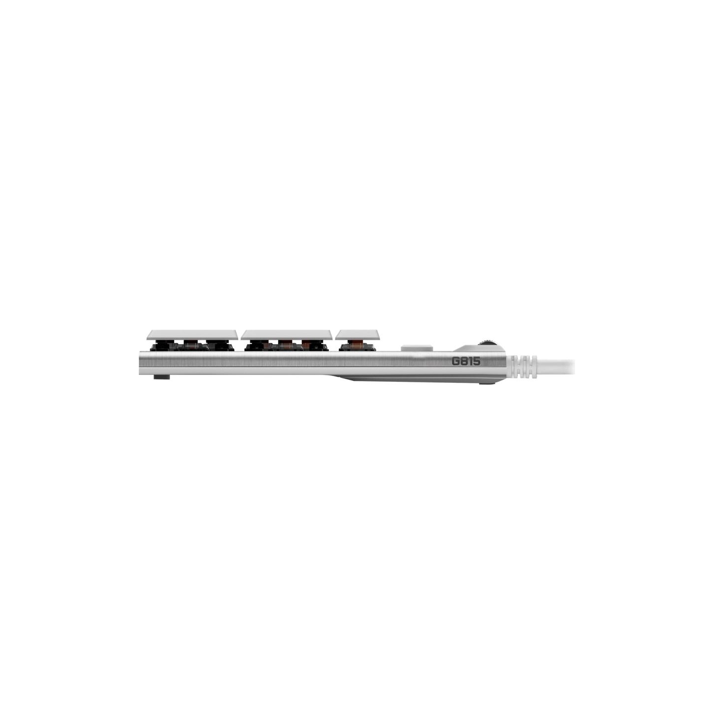 Logitech G815 LIGHTSPEED RGB Mechanical Gaming Keyboard – GL Tactile - WHITE - PAN - USB - NORDIC-613 - TACTILE SWITCH