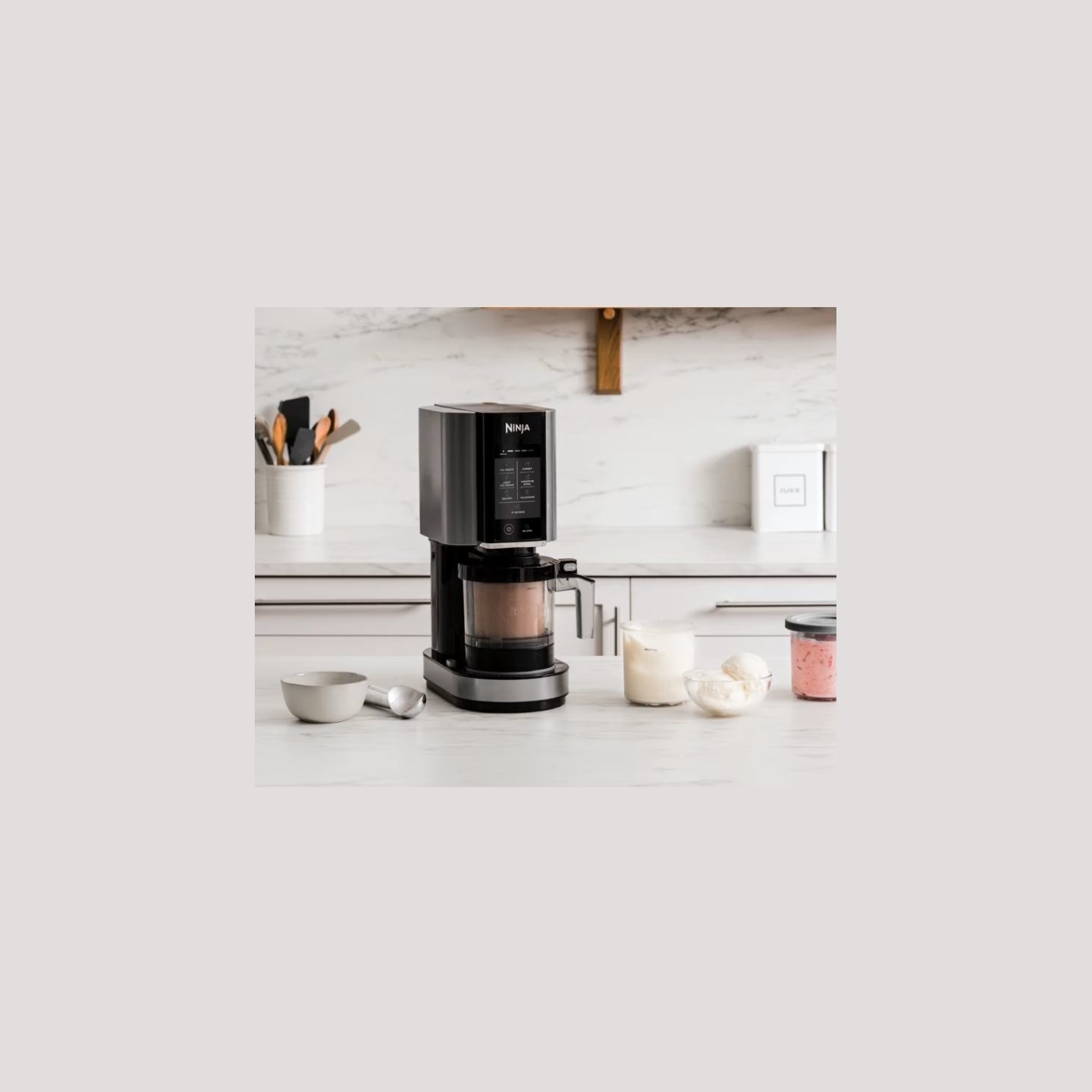 Ninja Ice Cream Maker | NC302EU CREAMi 7-in-1 | Power 800 W | Capacity 0.493 L | Black/Silver