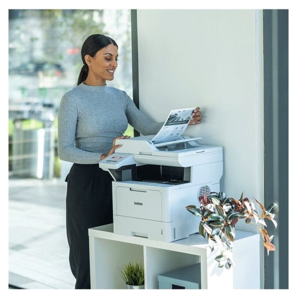 Brother | Multifunction Printer | DCP-L5510DW | Laser | Mono | All-in-one | A4 | Wi-Fi | White