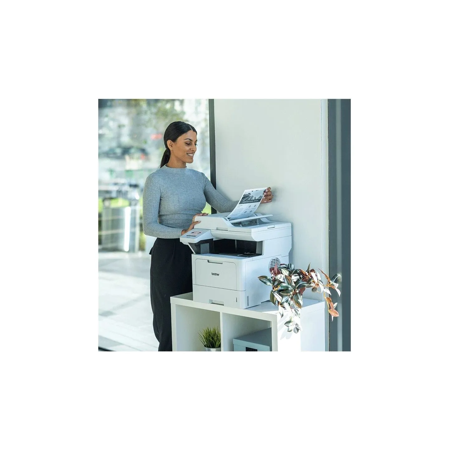 Brother | Multifunction Printer | DCP-L5510DW | Laser | Mono | All-in-one | A4 | Wi-Fi | White