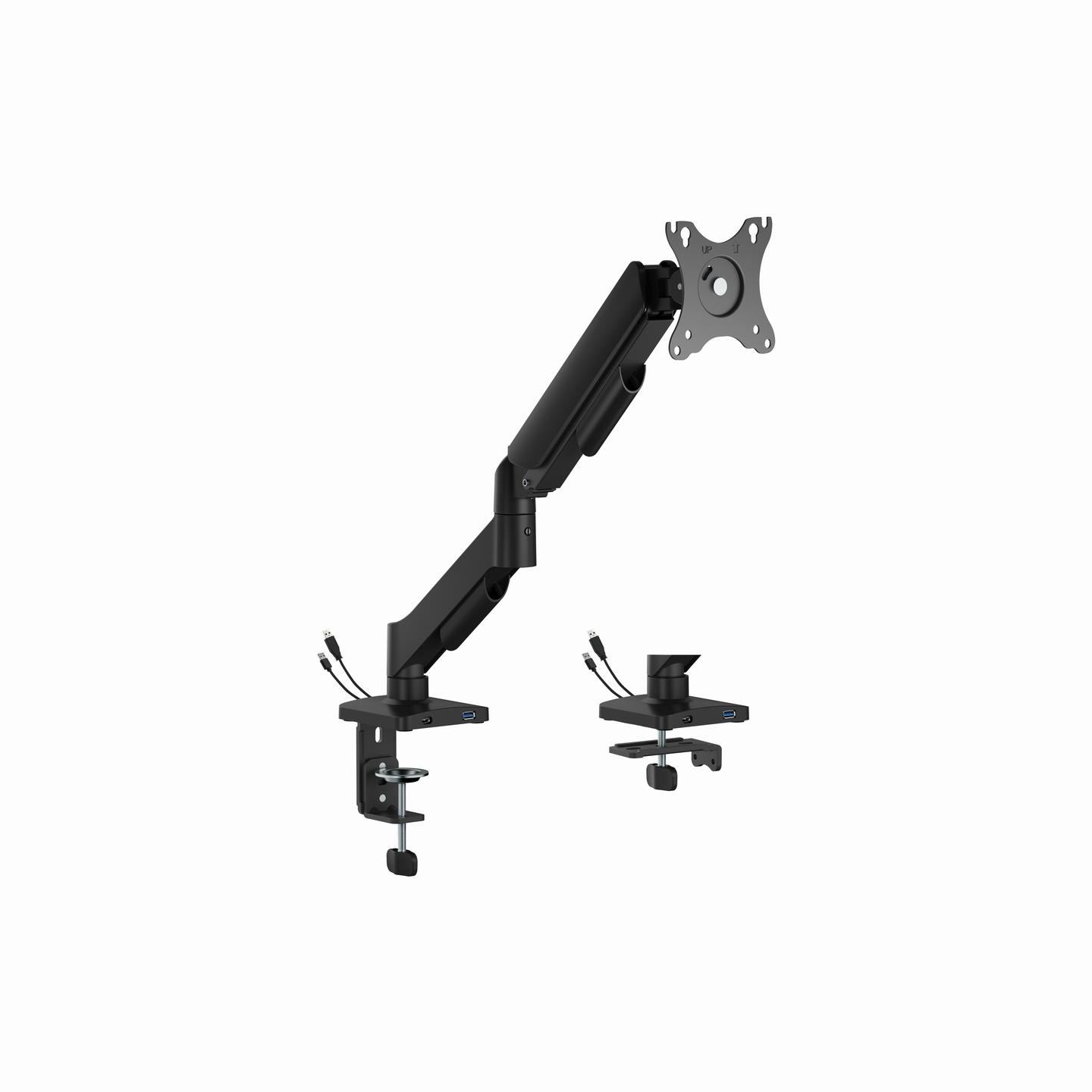 Gembird Adjustable desk display mounting