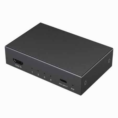 Gembird 4K HDMI splitter 4 ports