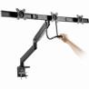 Gembird Mounting arm 3 monitors 17-27 6kg