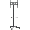 Gembird TV floor stand w caster wheels