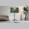 Gembird TV floor stand w caster wheels