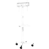 Gembird TV floor stand w caster wheels