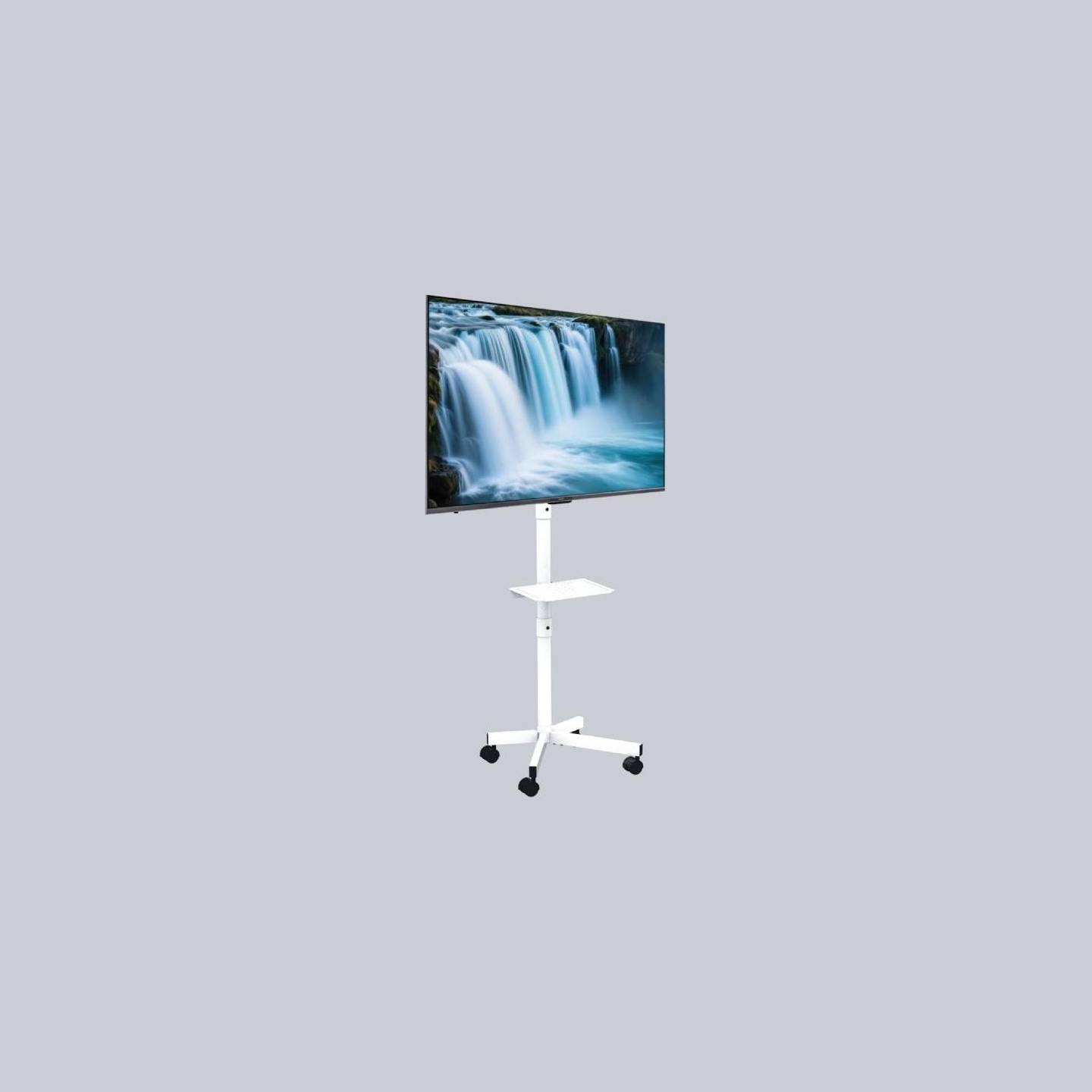 Gembird TV floor stand w caster wheels