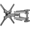 Gembird | Wall mount | WM-60ST-01 | Tilt, swivel, rotate | 32-60 " | Maximum weight (capacity) 36.4 kg | Black