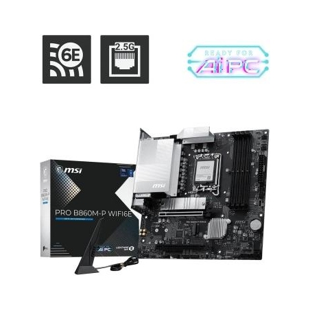 MSI Motherboard PRO B860M-P WIFI6E am5 4DDR5 mATX