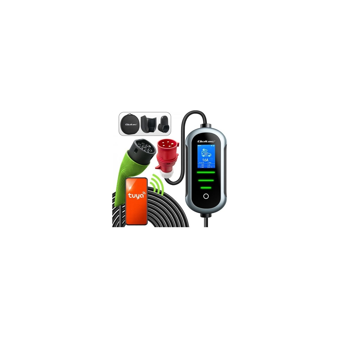 Qoltec Mobile EV Electric Car Charger