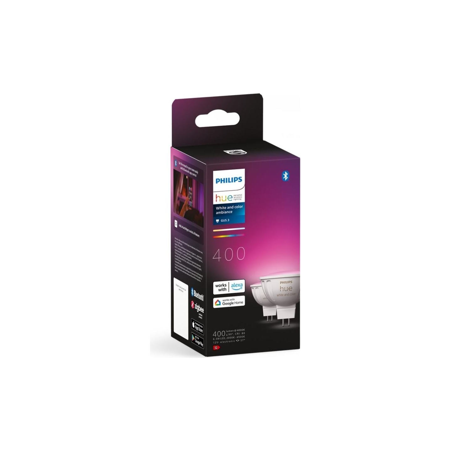 Philips Hue WCA 6.3W 12V MR16, 2pcs | GU5.3