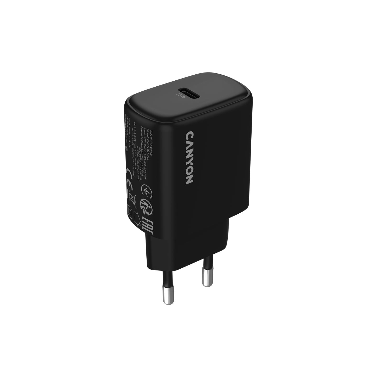 Canyon charger OnCharge 250 25W 1xPD EU Black