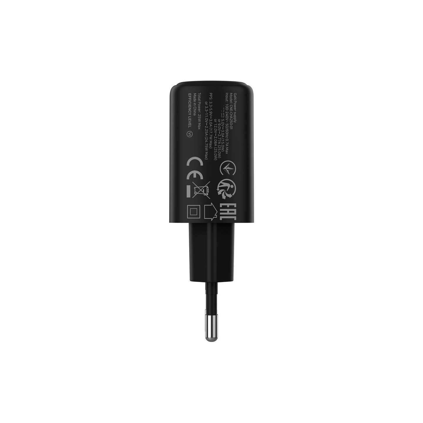 Canyon charger OnCharge 250 25W 1xPD EU Black