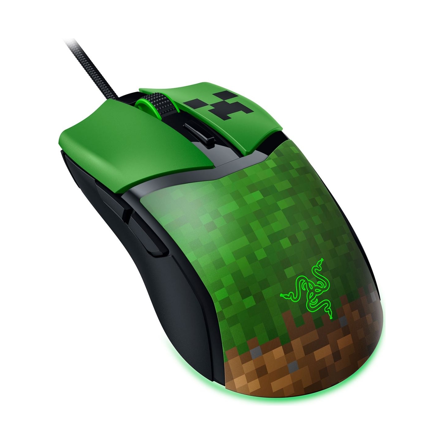 Razer | Gaming Mouse | Cobra | Optical Mouse Switches Gen-3 | Minecraft Edition