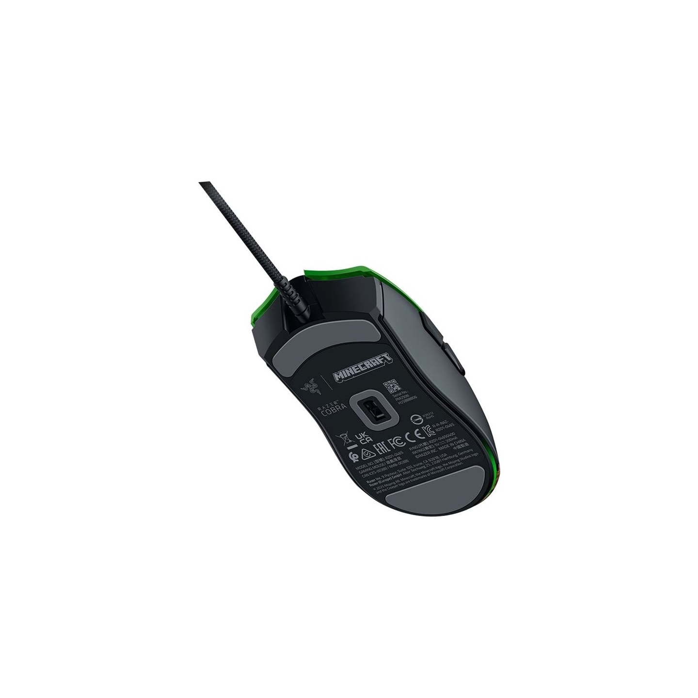 Razer | Gaming Mouse | Cobra | Optical Mouse Switches Gen-3 | Minecraft Edition