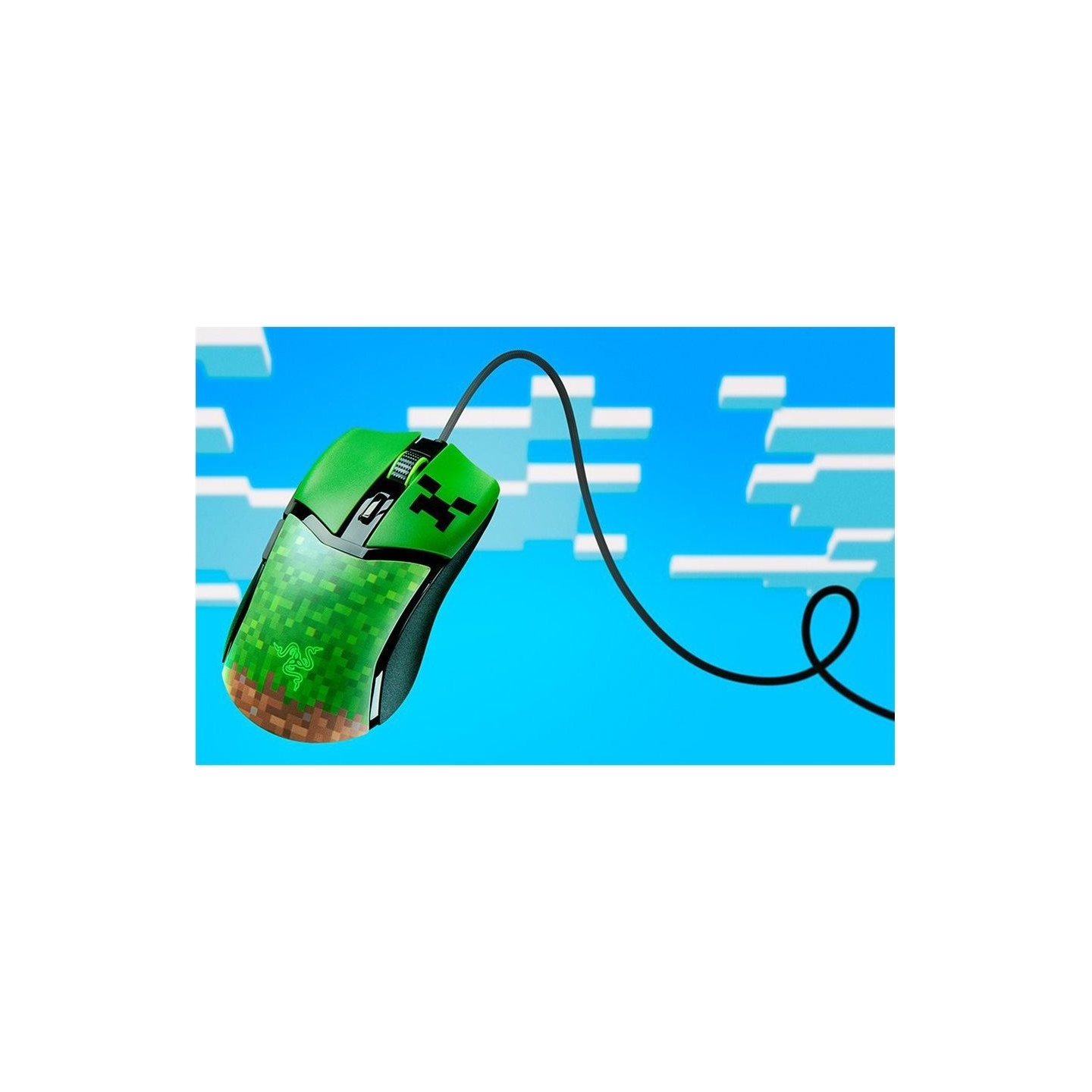 Razer | Gaming Mouse | Cobra | Optical Mouse Switches Gen-3 | Minecraft Edition