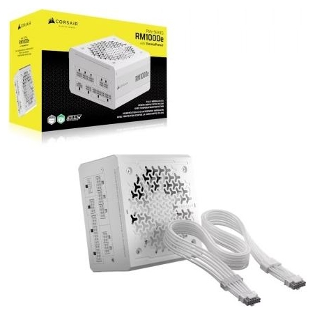 Corsair Power supply RM1000e 3rd Gen 80+GOLD ATX3.1 Thermal Protect white